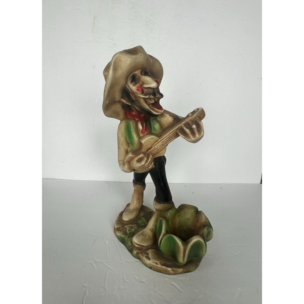 Vintage Tex The Singing Cowboy Chalkware